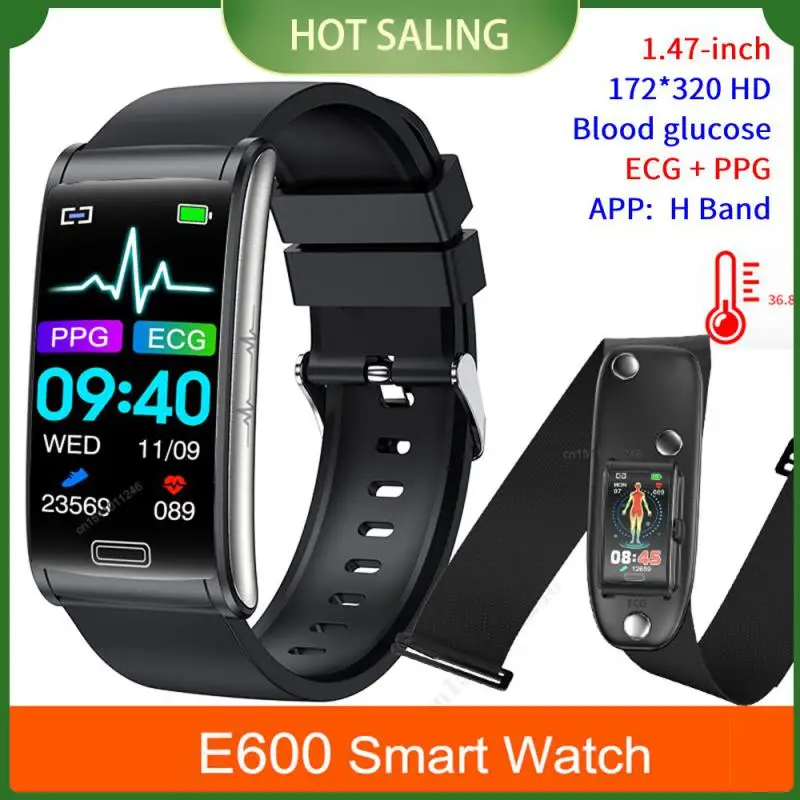E600 Smart Watch Men Non-invasive Blood Glucose Heart Rate Blood Pressure ECG Monitor Sports Steps Smartwatch Women Android
E600 Smart Watch Men Non-invasive Blood Glucose Heart Rate Blood Pressure ECG Monitor Sports Steps Smartwatch Women Android