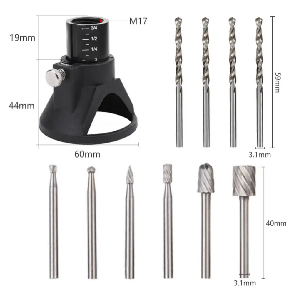 HSS Woodworking Locator Set With Drill Bit Electric Drill Engraver Grinder Dremel Rotary Tool Power Tools Accessories
HSS Woodworking Locator Set With Drill Bit Electric Drill Engraver Grinder Dremel Rotary Tool Power Tools Accessories
