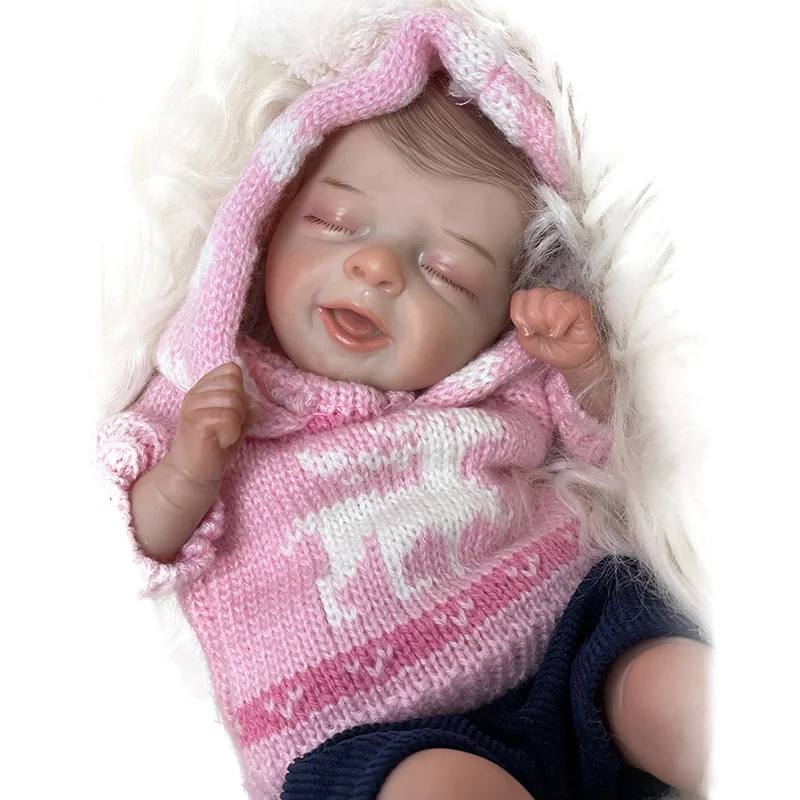 30cm Realistic Reborn Baby Doll Lifelike Sleeping Baby with Pink Cloth Cloth Body Reborn Dolls for Girls Drop Shipping
30cm Realistic Reborn Baby Doll Lifelike Sleeping Baby with Pink Cloth Cloth Body Reborn Dolls for Girls Drop Shipping