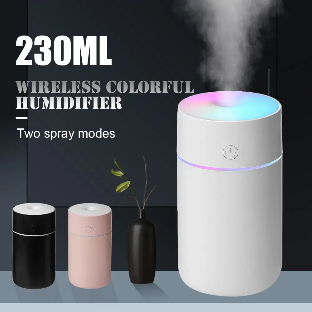 230ml Portable Mini Humidifier USB Rechargeable Aroma Essential Oil Diffuser LED Light Humidifier Air Freshener for Car Home
230ml Portable Mini Humidifier USB Rechargeable Aroma Essential Oil Diffuser LED Light Humidifier Air Freshener for Car Home
