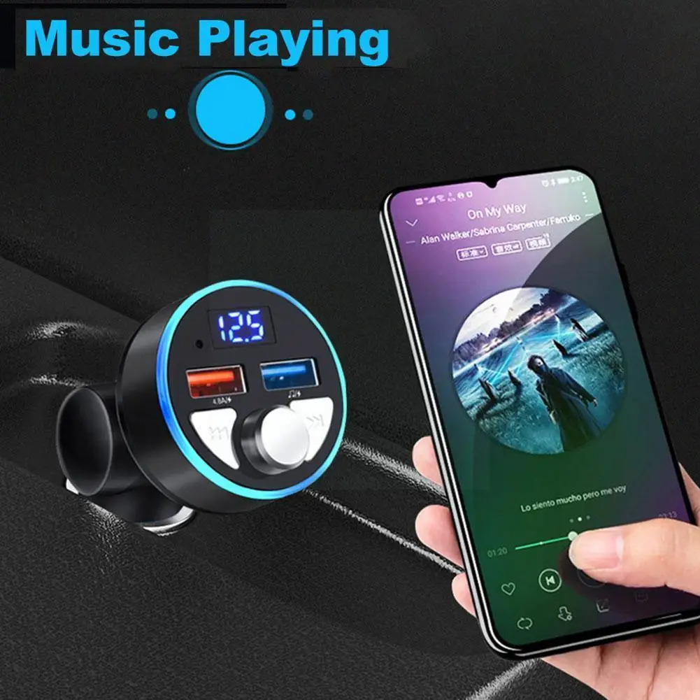 Автомобильный комплект громкой связи P1c0, Bluetooth 5,0, аудио mp3-плеер, Fm-радио, Usb, быстрая зарядка, 4,8 А, воспроизведение, Usb-передатчик
Автомобильный комплект громкой связи P1c0, Bluetooth 5,0, аудио mp3-плеер, Fm-радио, Usb, быстрая зарядка, 4,8 А, воспроизведение, Usb-передатчик