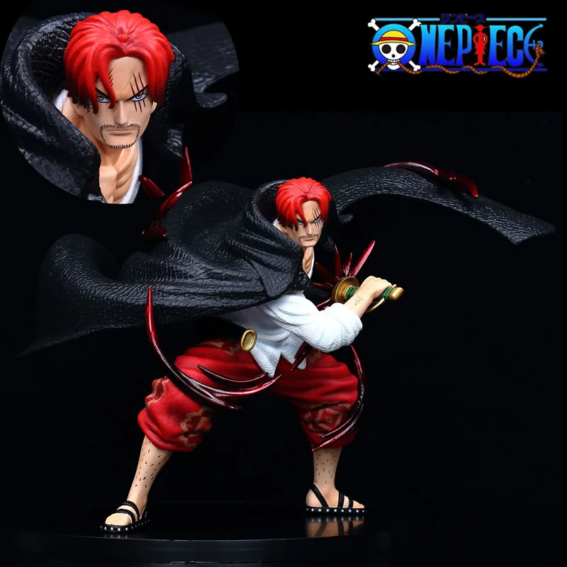 Фигурка Аниме One Piece Shanks, 18 см, Yonko 4 императора, красные волосы, статуэтка модели, декоративная игрушка для детей, рождественский подарок 
Фигурка Аниме One Piece Shanks, 18 см, Yonko 4 императора, красные волосы, статуэтка модели, декоративная игрушка для детей, рождественский подарок