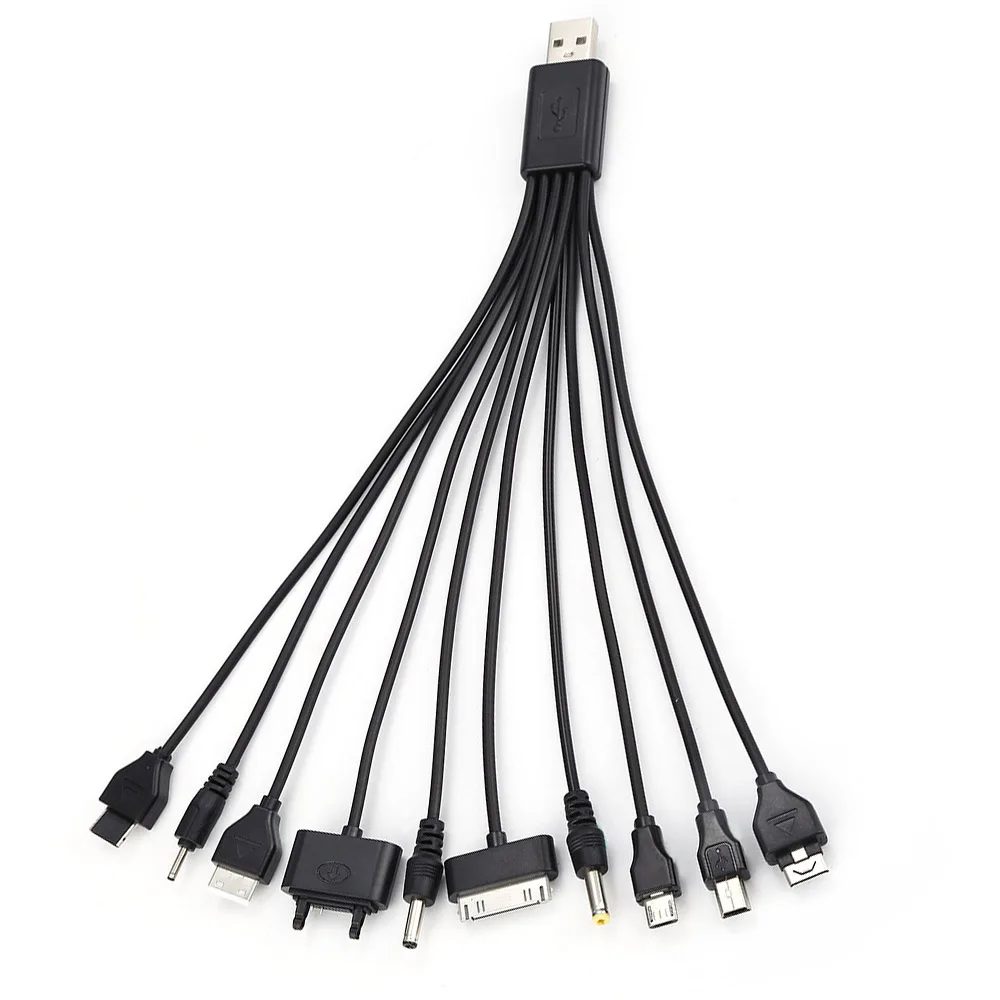 Universal USB To Multi Plug Cell Phone Charger Cable Cord Connector New 10 In 1 Multi-Function USB Charging Cable For Samsung
Universal USB To Multi Plug Cell Phone Charger Cable Cord Connector New 10 In 1 Multi-Function USB Charging Cable For Samsung