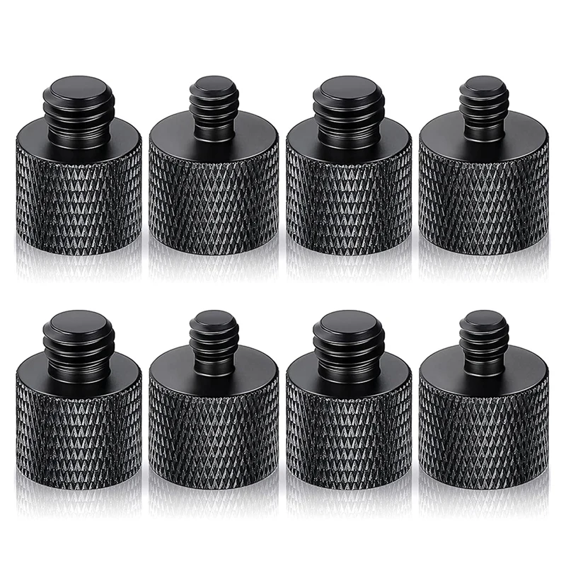 8Pcs Microphone 1/4 Male To 3/8 Female And 3/8 Male To 1/4 Female Camera Screw Adapter For Camera Tripod Stand
8Pcs Microphone 1/4 Male To 3/8 Female And 3/8 Male To 1/4 Female Camera Screw Adapter For Camera Tripod Stand