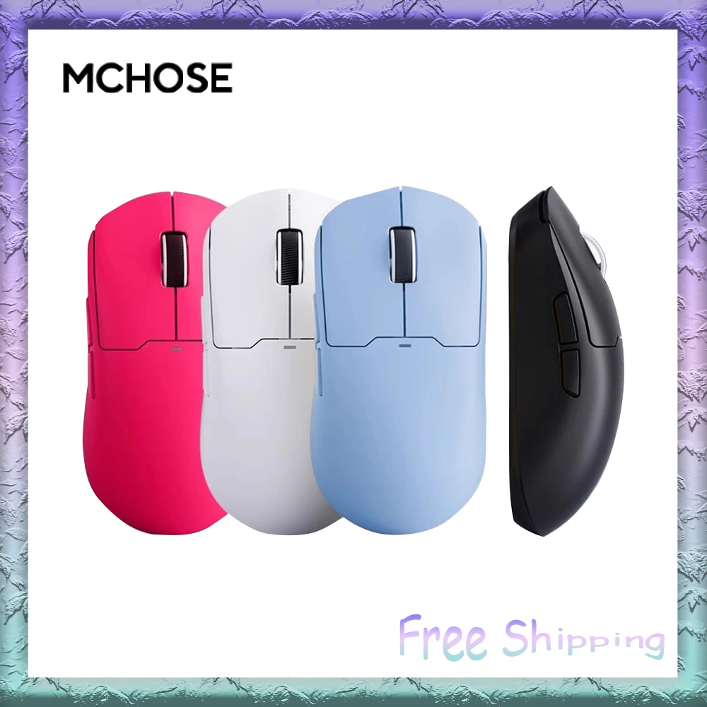 Беспроводная мышь Mchose A5 Pro Max Bluetooth 26000 точек на дюйм Paw3395 игровая с оптическим