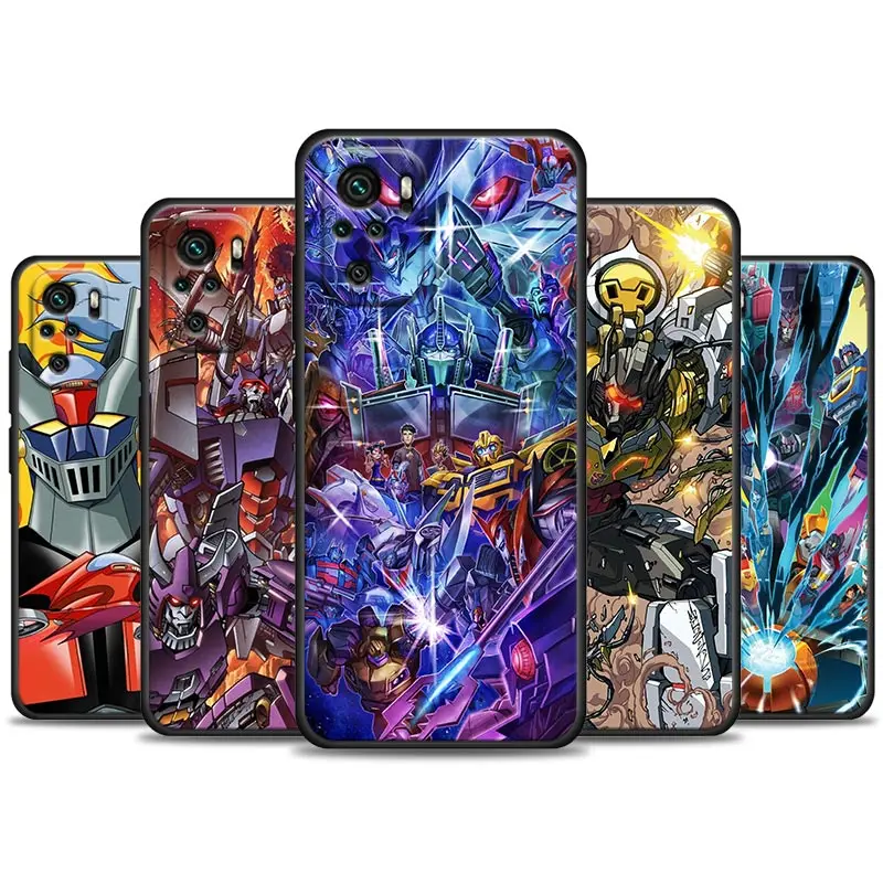 Marvel Mazinger Transformers Comics Phone Case For Poco Redmi Note 8 Poco X4 X4 NFC M4 X3 F3 M3 Phone F1 GT Pro Black Cover Capa
Marvel Mazinger Transformers Comics Phone Case For Poco Redmi Note 8 Poco X4 X4 NFC M4 X3 F3 M3 Phone F1 GT Pro Black Cover Capa