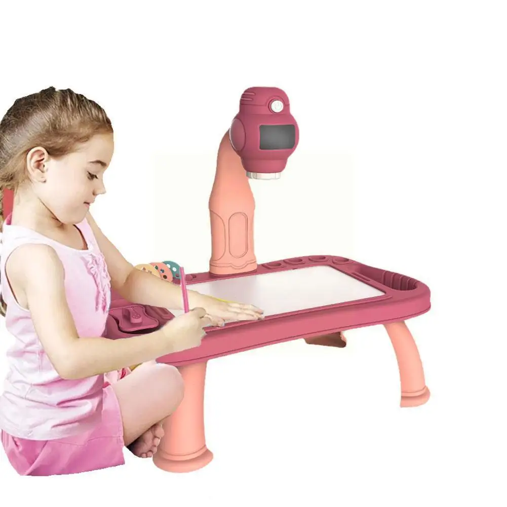 Children Led Projector Art Drawing Table Toys Kids Painting Board Desk Arts Crafts Educational Learning Paint Tools Toy For W1o8
Children Led Projector Art Drawing Table Toys Kids Painting Board Desk Arts Crafts Educational Learning Paint Tools Toy For W1o8