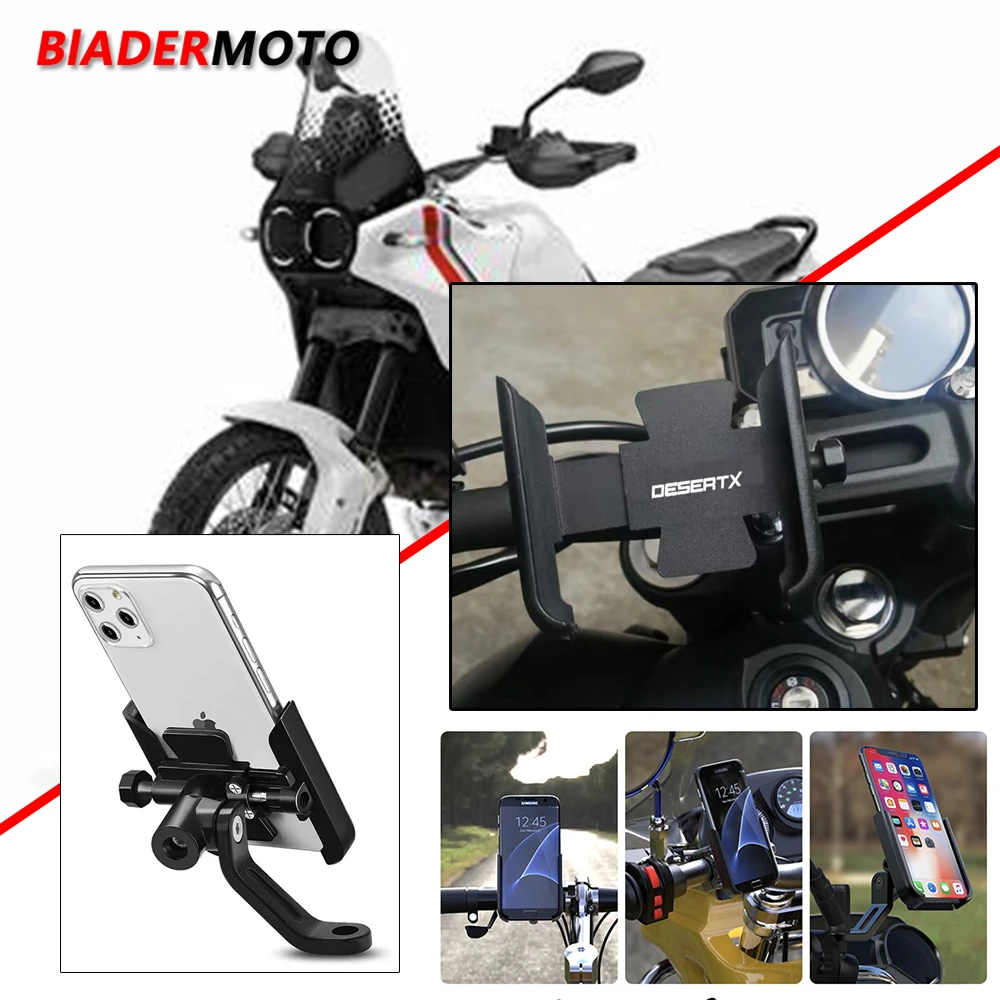 For Ducati Desert X DesertX Universal all year round New Motorcycle Accessories Handlebar Mobile Phone Holder GPS Stand Bracket
For Ducati Desert X DesertX Universal all year round New Motorcycle Accessories Handlebar Mobile Phone Holder GPS Stand Bracket