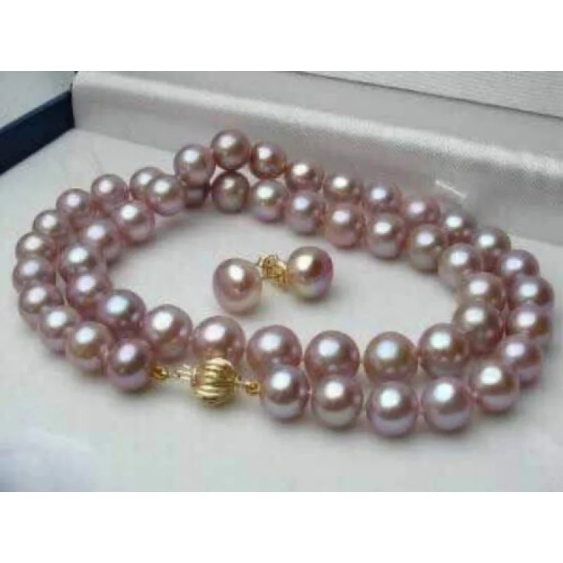 Beautiful 7-8mm Natural Purple Akoya Cultured Pearl Necklace 18 Inch Earrings Set
Beautiful 7-8mm Natural Purple Akoya Cultured Pearl Necklace 18 Inch Earrings Set