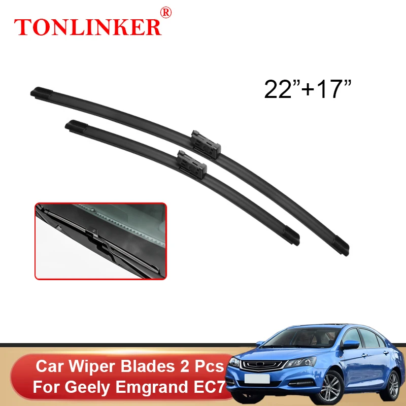 TONLINKER Car Front Windscreen Wiper Blades For Geely Emgrand EC7 2016-2018 2019 2020 Car Accessories Wiper Blade Brushes Cutter
TONLINKER Car Front Windscreen Wiper Blades For Geely Emgrand EC7 2016-2018 2019 2020 Car Accessories Wiper Blade Brushes Cutter