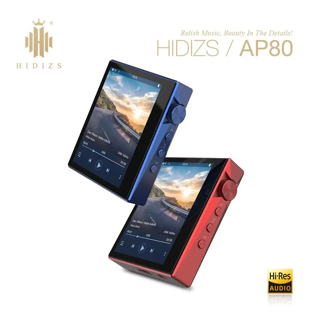 

Hidizs AP80 HIFI MP3 Player Portable Touch Screen Sports Bluetooth Music MP3 Player FLAC LDAC USB DAC DSD 64/128 FM Radio DAP