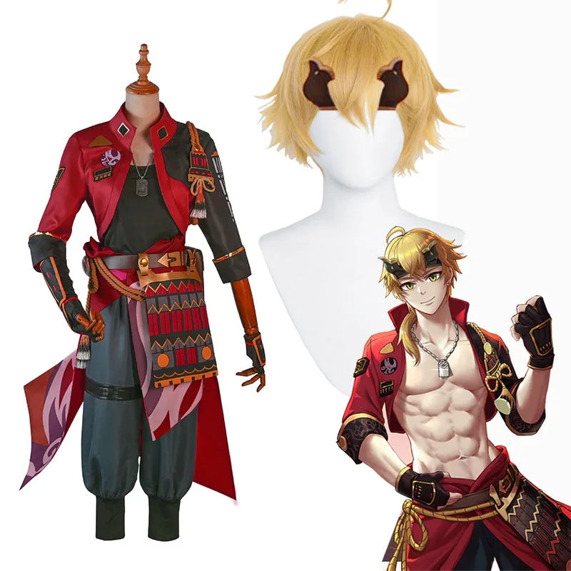THOMA Cosplay Anime Genshin Impact Thoma Cosplay Costume Full Uniform Wig Halloween Carnival Costume
THOMA Cosplay Anime Genshin Impact Thoma Cosplay Costume Full Uniform Wig Halloween Carnival Costume