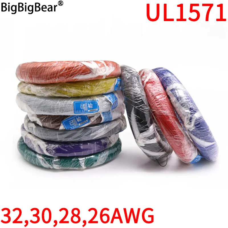 5/20/50M UL1571 32 30 28 26 AWG PVC Electronic Wire Flexible Cable Insulated Tin-plated Copper Environmental LED Line DIY Cord 
5/20/50M UL1571 32 30 28 26 AWG PVC Electronic Wire Flexible Cable Insulated Tin-plated Copper Environmental LED Line DIY Cord