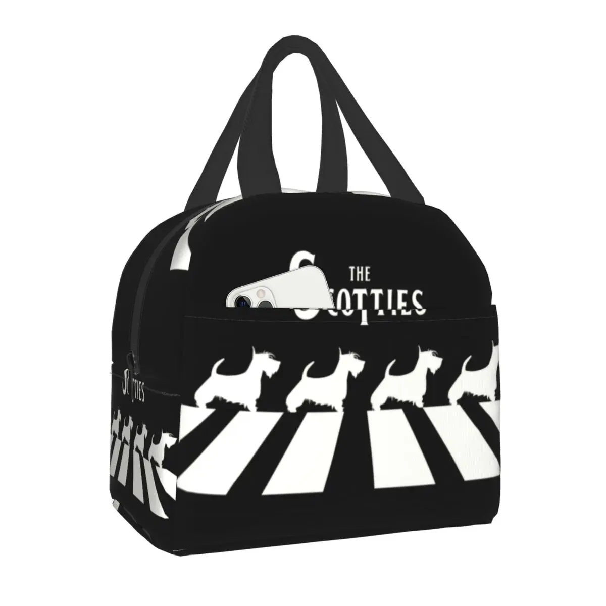 The Scotties Resuable Lunch Boxes for Women Waterproof Scottish Terrier Dog Thermal Cooler Food Insulated Lunch Bag
The Scotties Resuable Lunch Boxes for Women Waterproof Scottish Terrier Dog Thermal Cooler Food Insulated Lunch Bag