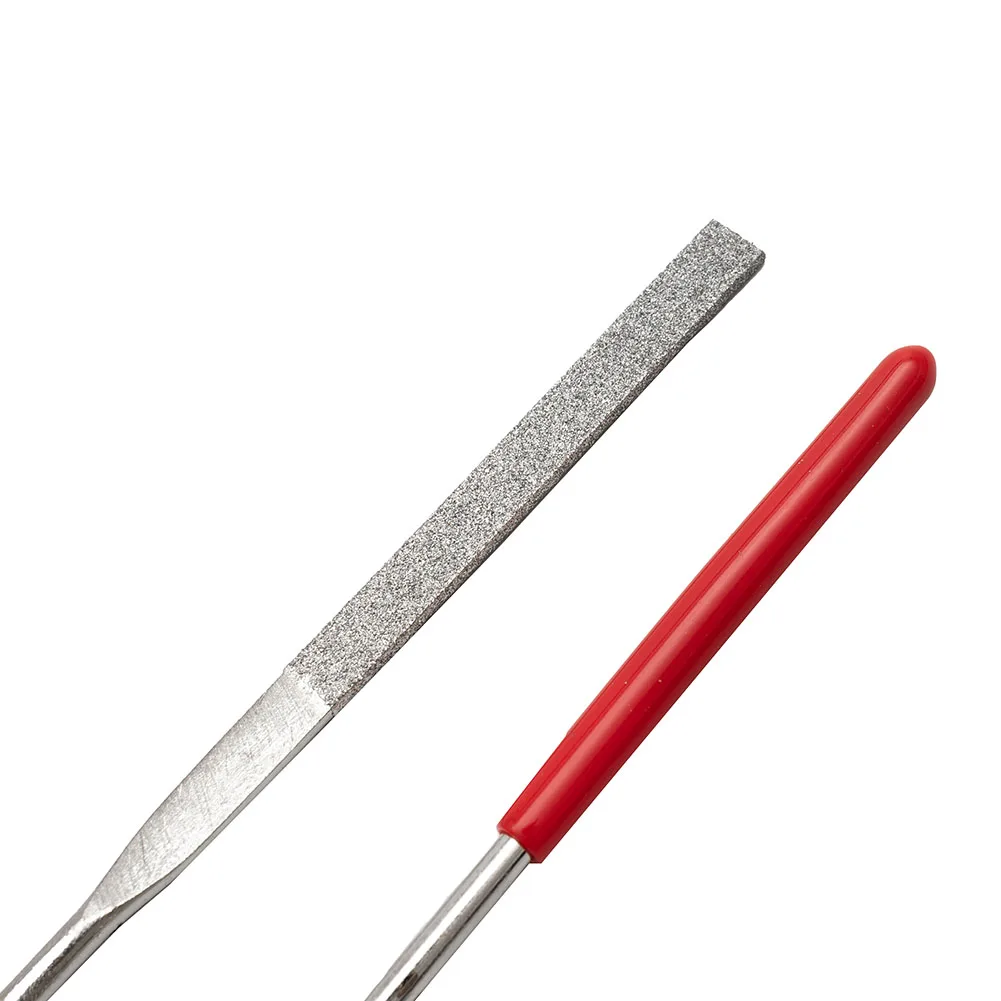 2 Pcs 3mm * 140mm File Diamond Needle File Plastic Handle For Fine Filing Polishing Metal Stone Glass Ceramic Gem Grinding Flat
2 Pcs 3mm * 140mm File Diamond Needle File Plastic Handle For Fine Filing Polishing Metal Stone Glass Ceramic Gem Grinding Flat