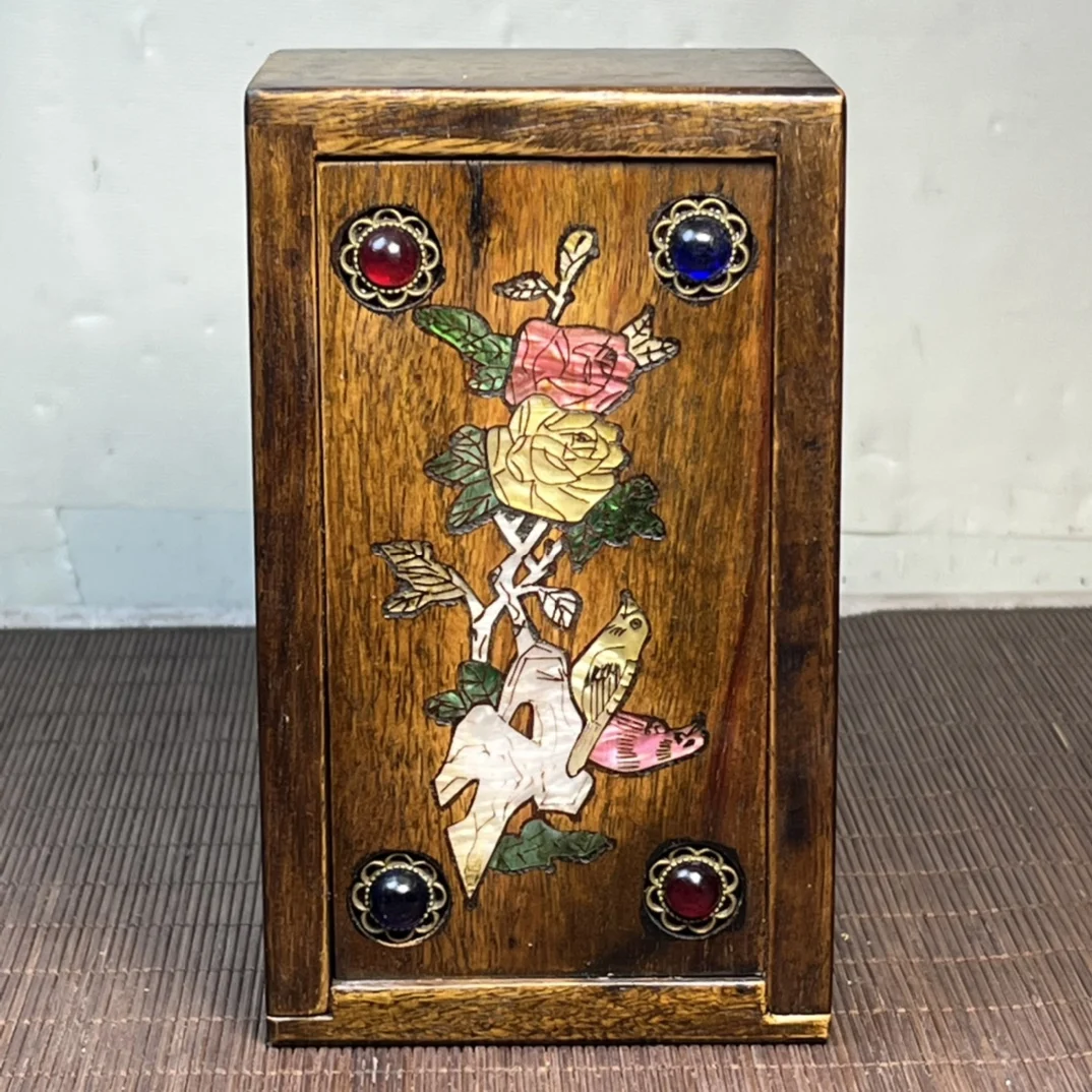 Collect Exquisite Hand-carved Huanghuali Wood Carving Lucky Wealth Inlay Sea Shell Square Box Handicraft Home Decoration#9
Collect Exquisite Hand-carved Huanghuali Wood Carving Lucky Wealth Inlay Sea Shell Square Box Handicraft Home Decoration#9