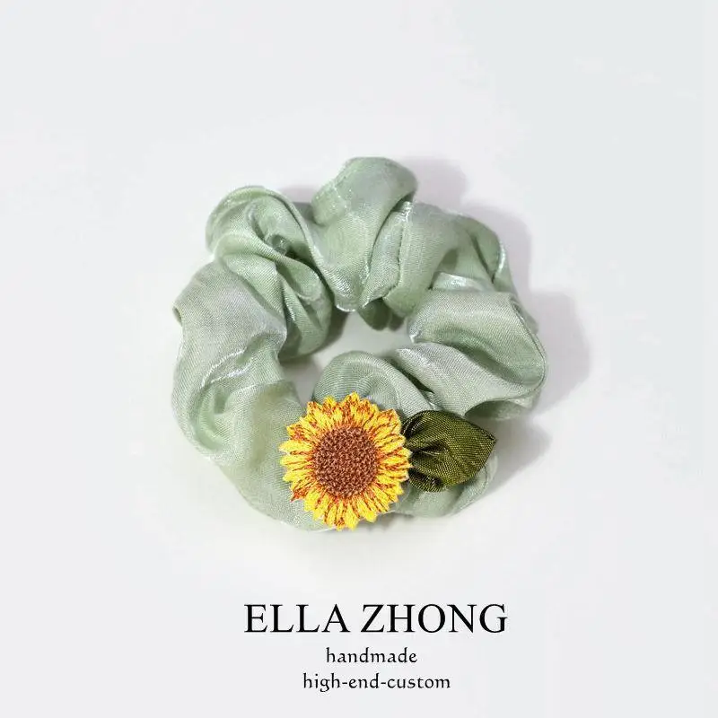 Van Gogh Sunflower Hair Rope Green Sunshine Elastic Hair Bands French Spring Modern Style Exquisite Hair Accessories For Women
Van Gogh Sunflower Hair Rope Green Sunshine Elastic Hair Bands French Spring Modern Style Exquisite Hair Accessories For Women