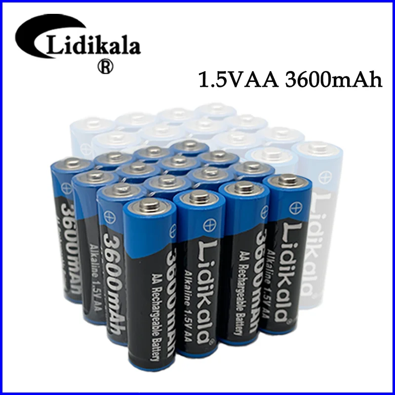 AA Battery 1.5V Rechargeable AA Battery 3600mAh AA 1.5V New Alkaline Rechargeable Battery for Led Light Toy MP3 Long Life
AA Battery 1.5V Rechargeable AA Battery 3600mAh AA 1.5V New Alkaline Rechargeable Battery for Led Light Toy MP3 Long Life