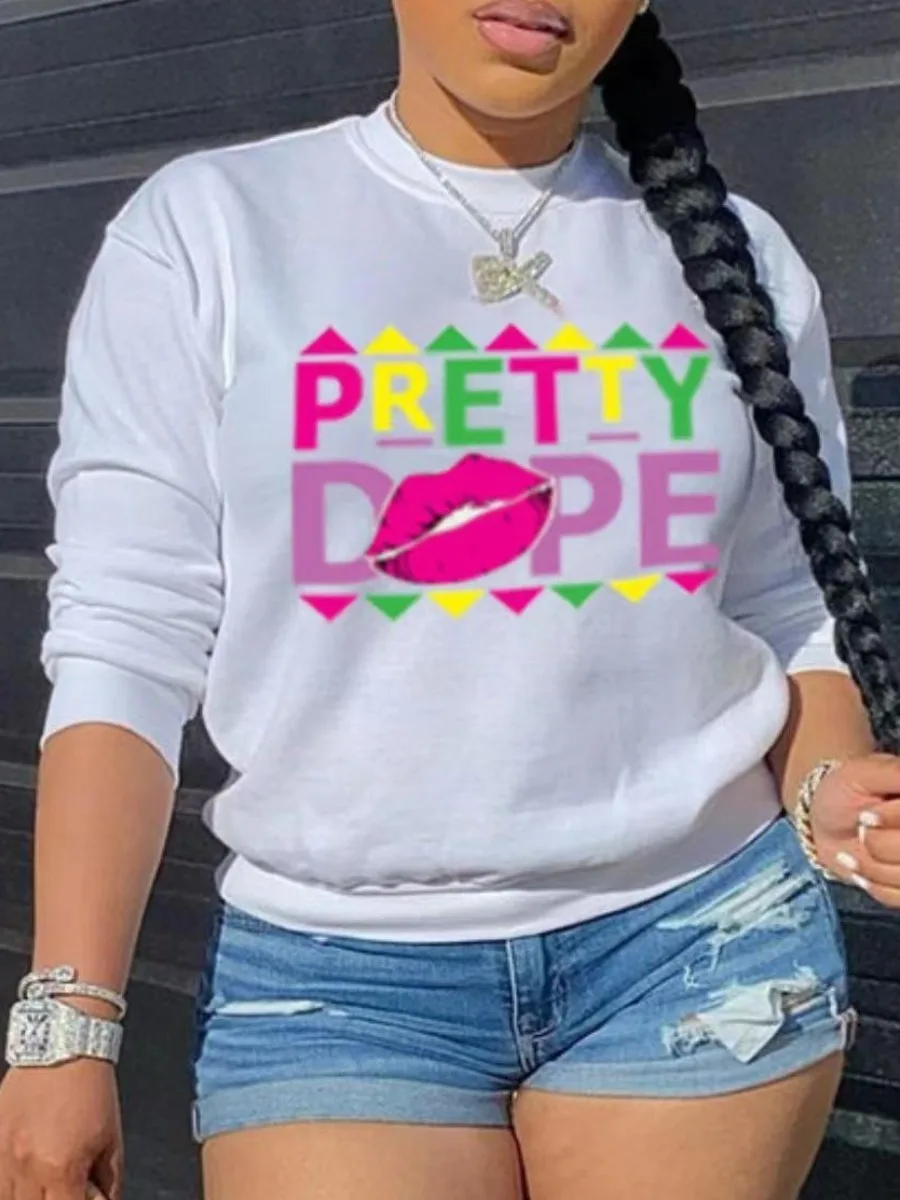 LW Y2k Women's Clothing Lip Letter Printing Casual Long Sleeve Female Top Pullover 2022 Autumn Winter Streetwear Lady Sweatshirt
LW Y2k Women's Clothing Lip Letter Printing Casual Long Sleeve Female Top Pullover 2022 Autumn Winter Streetwear Lady Sweatshirt