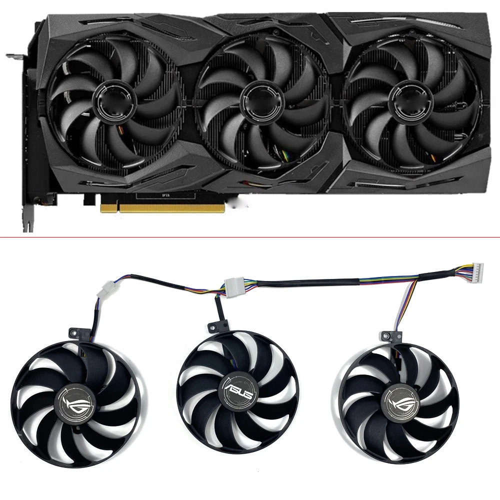 3pcs 87MM T129215SU ROG Strix RX 5600 XT GPU FAN For SUS ROG Strix RX 5600 XT 5700 5700XT RX5700 Graphics Card Cooling Fans
3pcs 87MM T129215SU ROG Strix RX 5600 XT GPU FAN For SUS ROG Strix RX 5600 XT 5700 5700XT RX5700 Graphics Card Cooling Fans