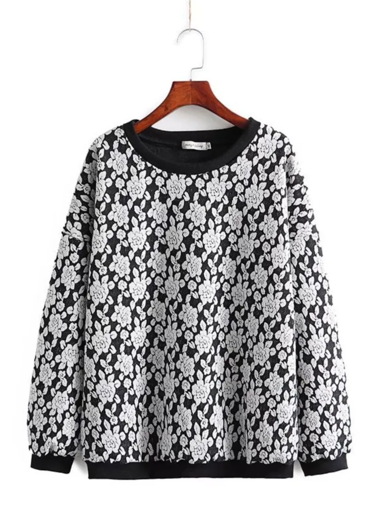 Women's Clothing Sweatshirts Plus Size Spring 2022 New Fashion Knitted Jacquard High Elastic Bottoming Tops S53-927
Women's Clothing Sweatshirts Plus Size Spring 2022 New Fashion Knitted Jacquard High Elastic Bottoming Tops S53-927