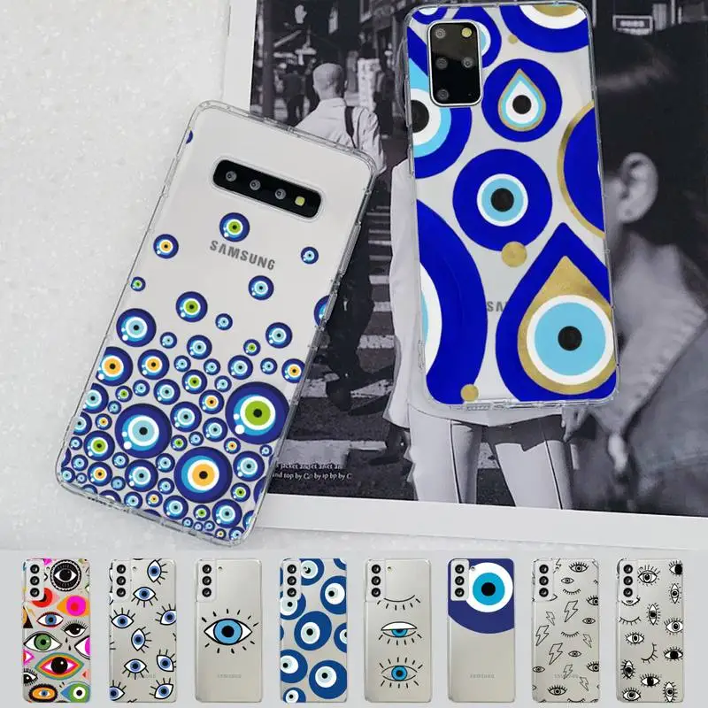 Lucky Eye Blue Evil Eye Print Phone Case for Samsung A51 A52 A71 A12 for Redmi 7 9 9A for Huawei Honor8X 10i Clear Case
Lucky Eye Blue Evil Eye Print Phone Case for Samsung A51 A52 A71 A12 for Redmi 7 9 9A for Huawei Honor8X 10i Clear Case