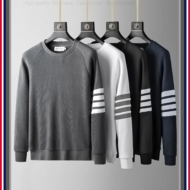 FOG autumn trend TB four-bar men's waffle striped long-sleeved pullover top sweater couple wear trendy cotton casual brand
FOG autumn trend TB four-bar men's waffle striped long-sleeved pullover top sweater couple wear trendy cotton casual brand