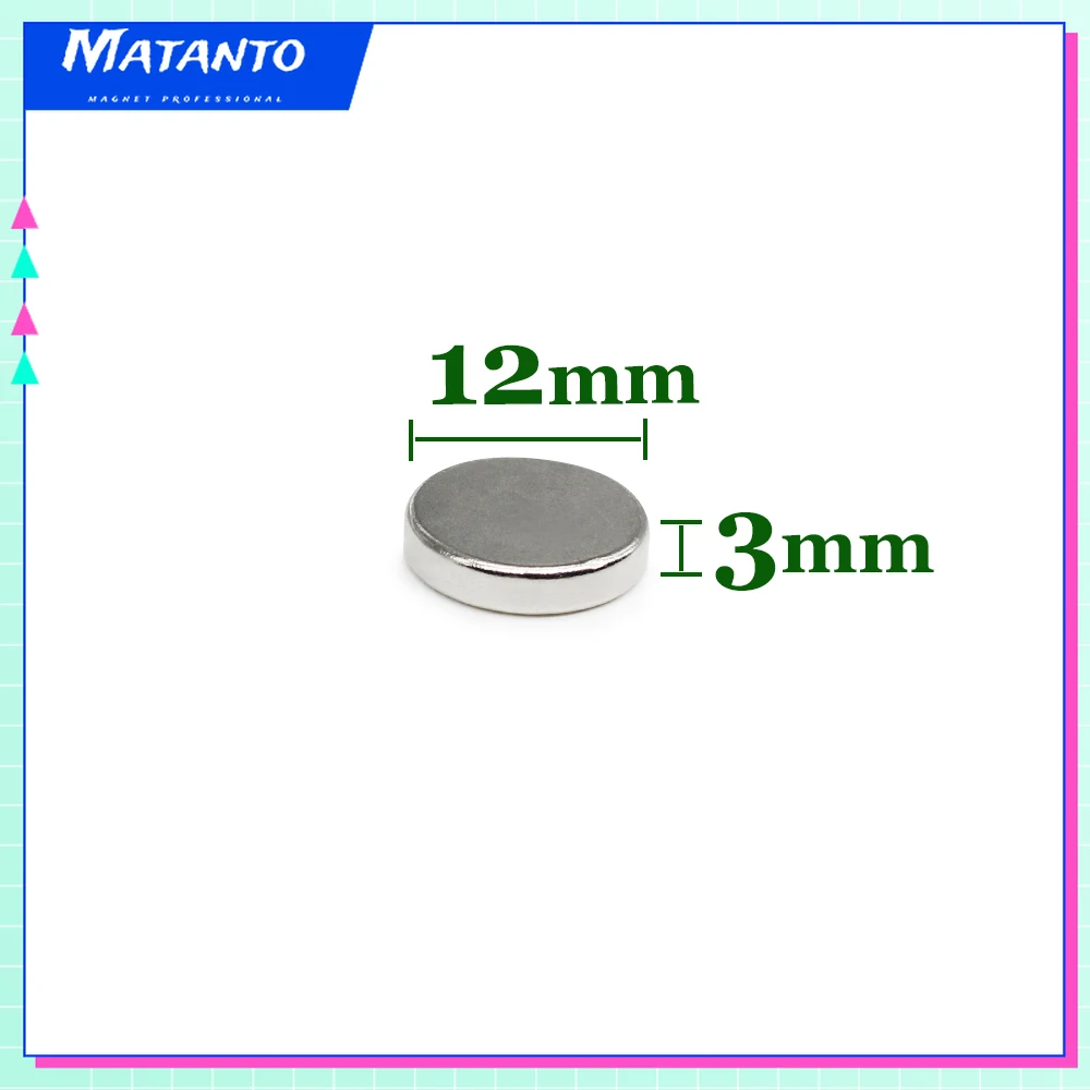 10/20/30/50/100/150PCS 12x3 Round Search Magnet N35 Powerful Strong Magnetic Magnets 12x3mm Permanent Neodymium Magnet 12*3 mm
10/20/30/50/100/150PCS 12x3 Round Search Magnet N35 Powerful Strong Magnetic Magnets 12x3mm Permanent Neodymium Magnet 12*3 mm