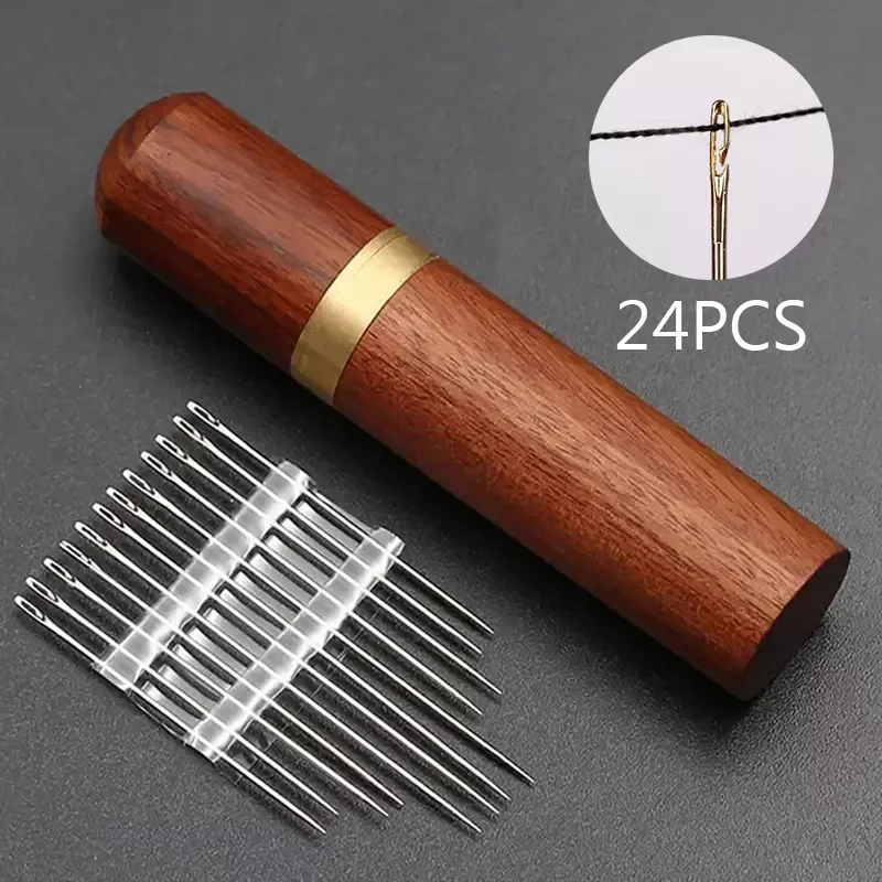 12/24pcs Blind Needle Elderly Needle-Side Hole Hand Household Sewing Stainless Steel Sewing Needless Threading Clothes Sewing
12/24pcs Blind Needle Elderly Needle-Side Hole Hand Household Sewing Stainless Steel Sewing Needless Threading Clothes Sewing