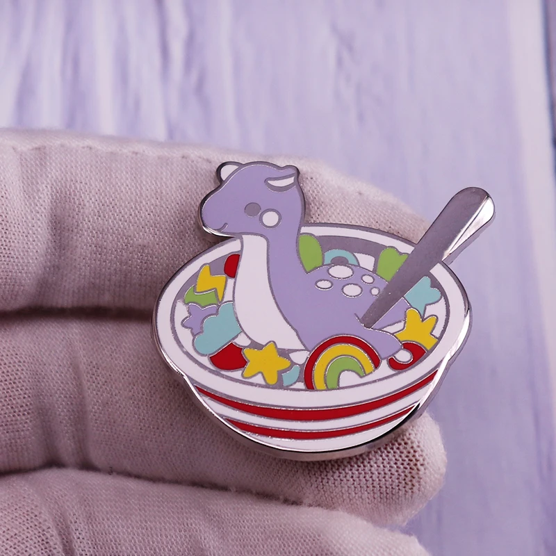 Fashion Jewelry Decor Cartoon Blue Dinosaur Enamel Pin Kawaii Monstter Bowl Brooch Badge
Fashion Jewelry Decor Cartoon Blue Dinosaur Enamel Pin Kawaii Monstter Bowl Brooch Badge