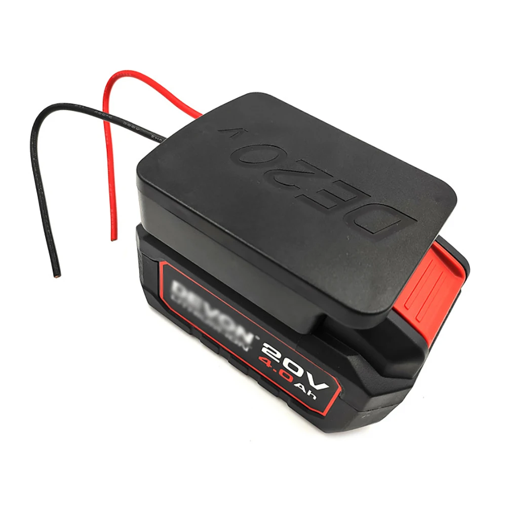 1PC DIY Battery Connector For DEVON 20V Li-Ion Battery Adapter Connector Power Source Mount W/ 12AWG Wires Tool Batteries
1PC DIY Battery Connector For DEVON 20V Li-Ion Battery Adapter Connector Power Source Mount W/ 12AWG Wires Tool Batteries