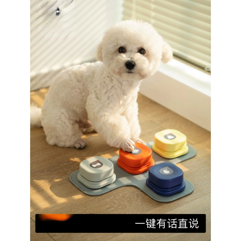 Meow also dog button talk training pet communication vocalization dog recording button cat voice ringer
Meow also dog button talk training pet communication vocalization dog recording button cat voice ringer