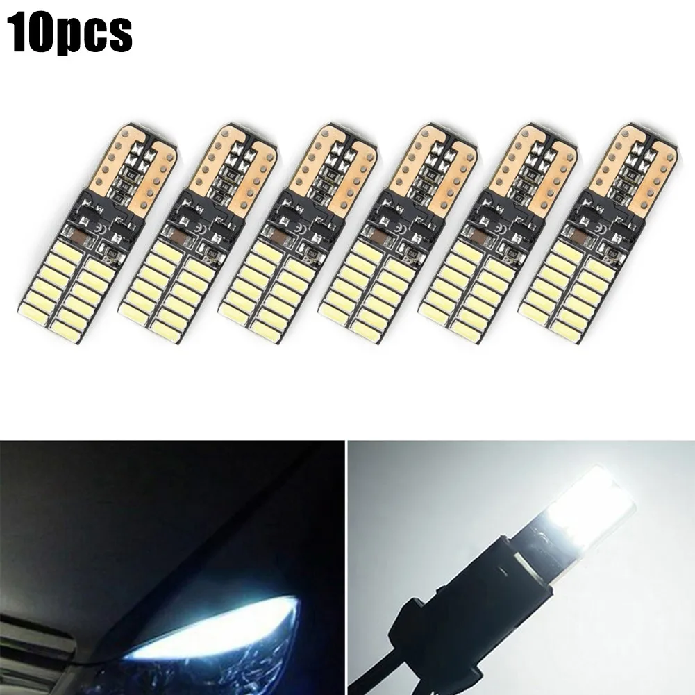 10pcs T10 Car LED Lights Bulb 6000K White Error Free For Mercedes W204 5W DC12-24V Light Bulbs 24X4014 Accessories Useful
10pcs T10 Car LED Lights Bulb 6000K White Error Free For Mercedes W204 5W DC12-24V Light Bulbs 24X4014 Accessories Useful