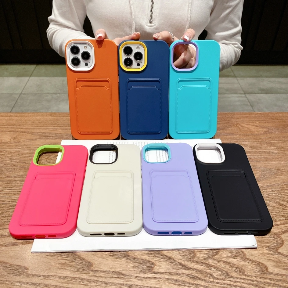 3 IN 1 Card Slot Shockproof Phone Case for iPhone 14 13 12 11 Pro Max for iPhone X XR XS Max 7 Plus Liquid Bumper Back Cover Bag
3 IN 1 Card Slot Shockproof Phone Case for iPhone 14 13 12 11 Pro Max for iPhone X XR XS Max 7 Plus Liquid Bumper Back Cover Bag