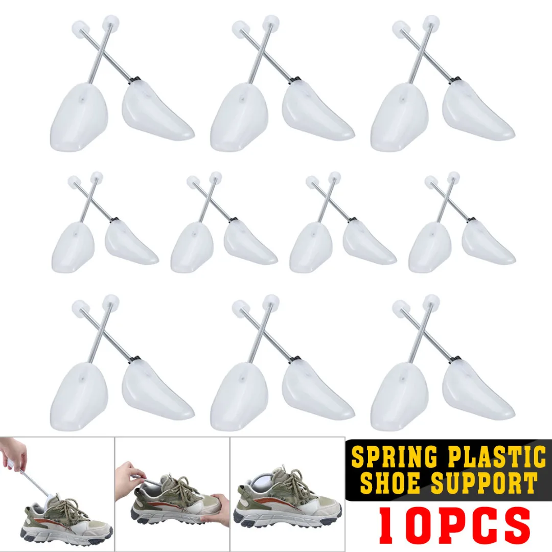 New Arrival 10 Pairs Household Men Women Shoe Trees Plastic Steel Springs Shoe Stretchers Convenient Polishing Buffing Use
New Arrival 10 Pairs Household Men Women Shoe Trees Plastic Steel Springs Shoe Stretchers Convenient Polishing Buffing Use
