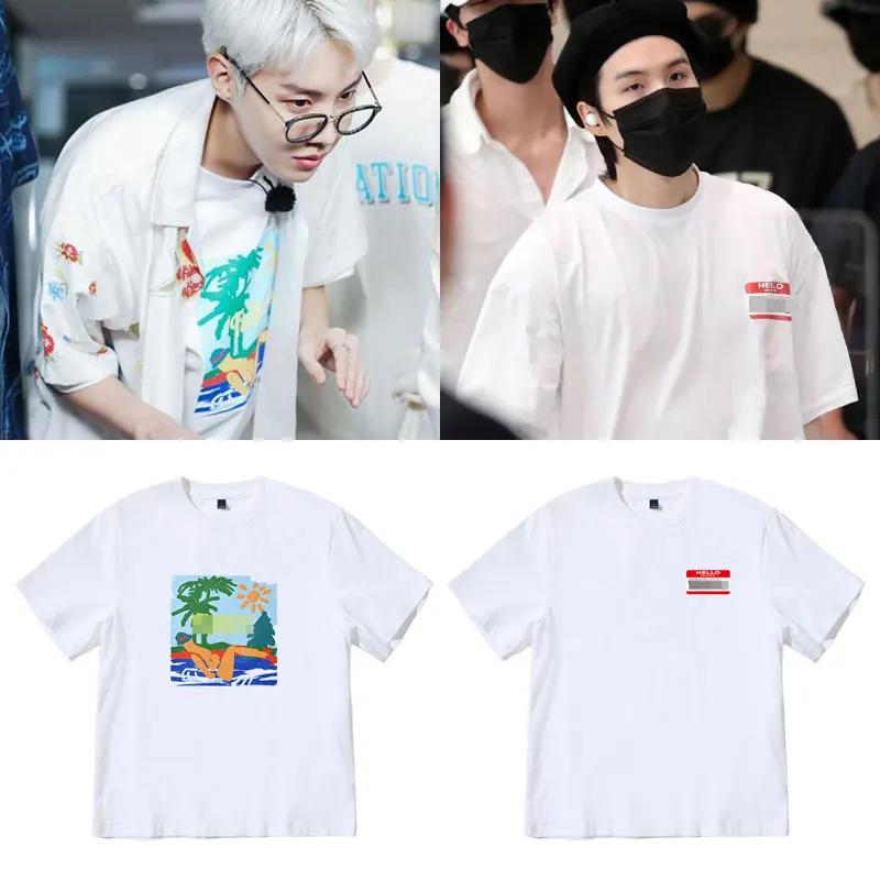 Мужская/мужская футболка K-Pop SUGA J-Hope в Корейском стиле Kpop/wo, уличная одежда в стиле Харадзюку, футболка в стиле хип-хоп, винтажные летние футбо...
Мужская/мужская футболка K-Pop SUGA J-Hope в Корейском стиле Kpop/wo, уличная одежда в стиле Харадзюку, футболка в стиле хип-хоп, винтажные летние футбо...