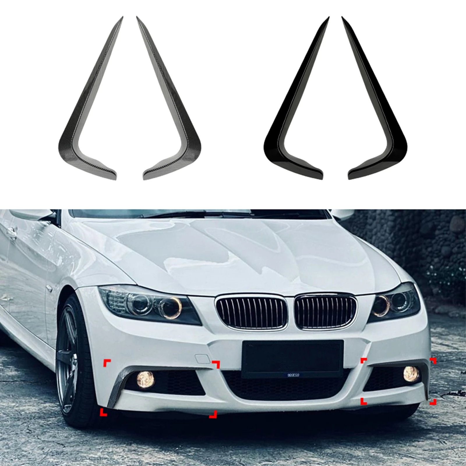 For BMW 3 Series E90 E91 LCI M Sport 325i 335i 2009-2012 Front Bumper Side Air Vent Intake Frame Cover Trim Splitter Spoiler Kit
For BMW 3 Series E90 E91 LCI M Sport 325i 335i 2009-2012 Front Bumper Side Air Vent Intake Frame Cover Trim Splitter Spoiler Kit