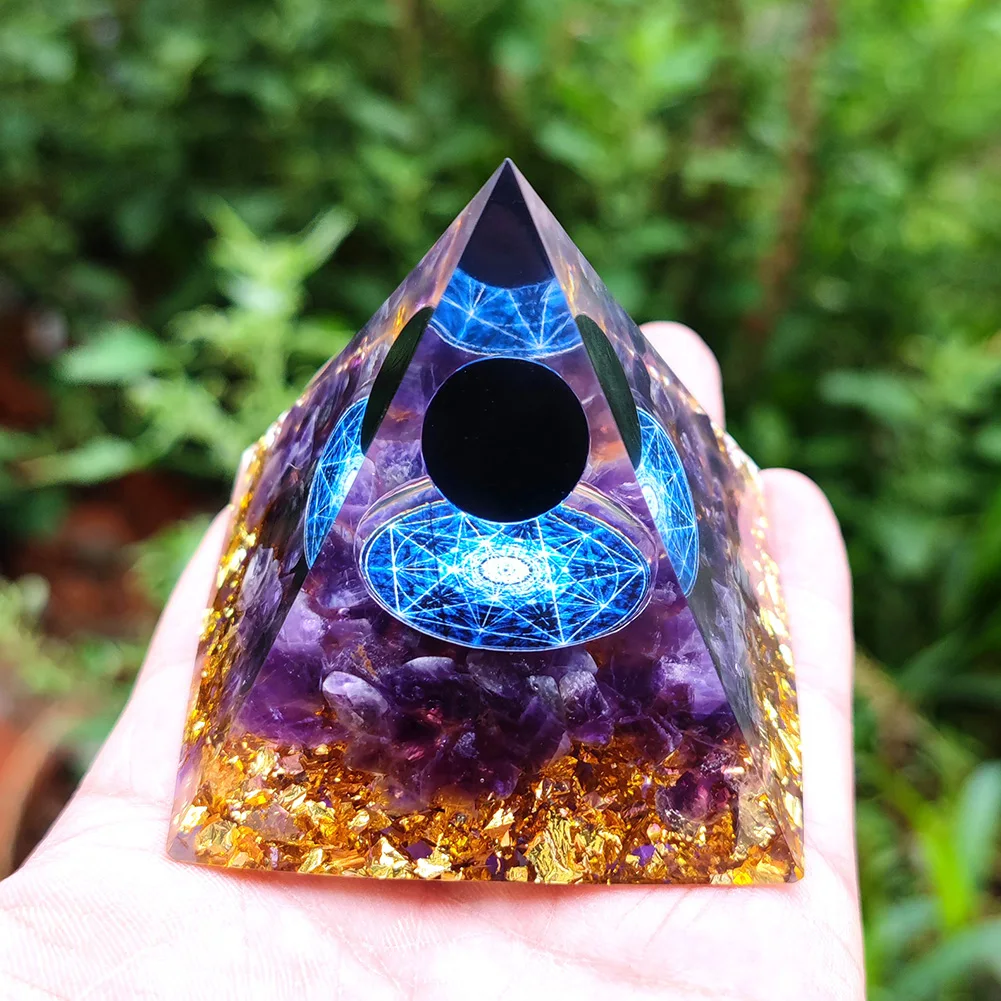 Handmade Orgonite Pyramid Natural Crystal Stone Orgone Energy Generator Healing Chakra Reiki Gather Wealth Home Decor Craft
Handmade Orgonite Pyramid Natural Crystal Stone Orgone Energy Generator Healing Chakra Reiki Gather Wealth Home Decor Craft