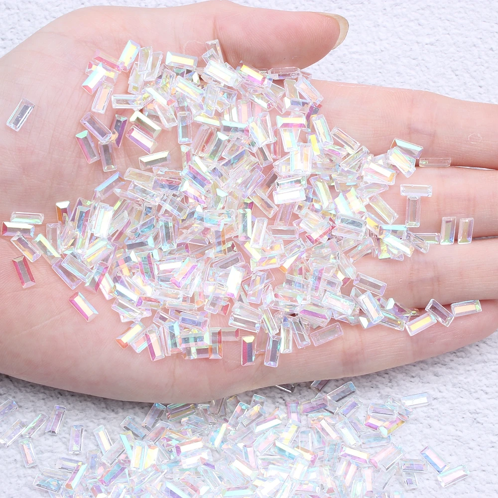 New Aurora Rectangular Resin Rhinestones Flat Facets Flatback Glue On Beads For Nail Art Jewelry Making Decorations
New Aurora Rectangular Resin Rhinestones Flat Facets Flatback Glue On Beads For Nail Art Jewelry Making Decorations