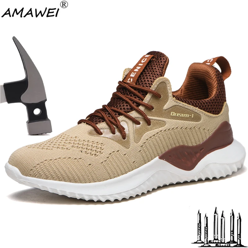 AMAWEI Safety Work Shoes For Men Women Breathable Safety Shoes Steel Toe Work Sneakers Boots Anti-Smash Safety Boots Footwear
AMAWEI Safety Work Shoes For Men Women Breathable Safety Shoes Steel Toe Work Sneakers Boots Anti-Smash Safety Boots Footwear
