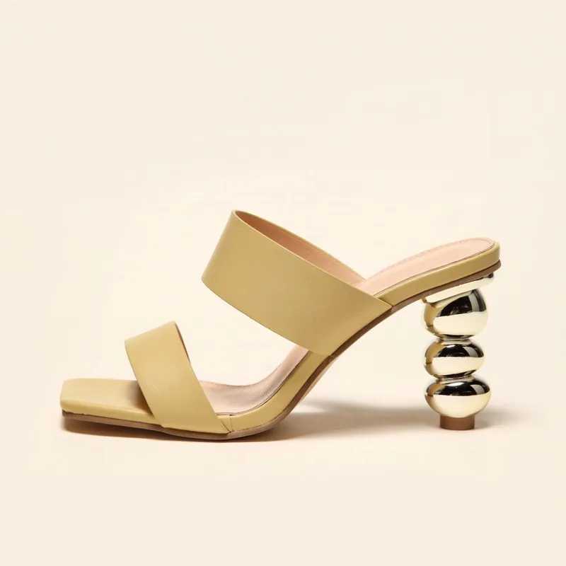 Women's Shoes 2022 New Fashionable Metal High Heel Sandals for Women, Elegant Square Toe Sliders, No LACES, Size 42, Summer
Women's Shoes 2022 New Fashionable Metal High Heel Sandals for Women, Elegant Square Toe Sliders, No LACES, Size 42, Summer