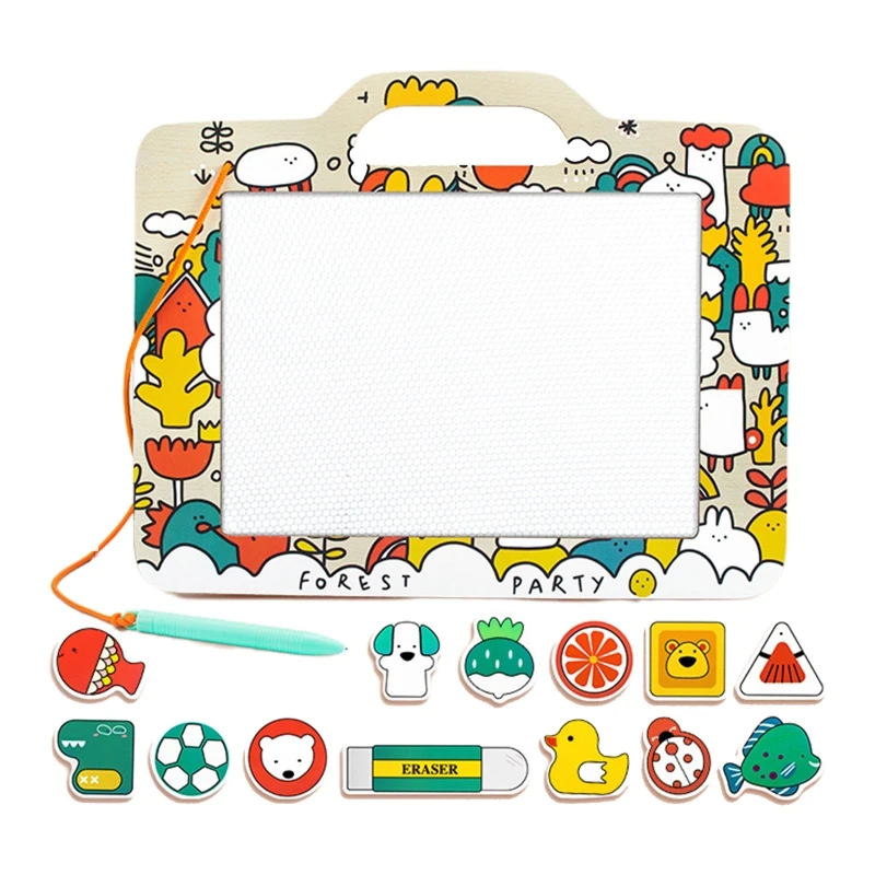 Wood Multifuction Magnetic Drawing Tool for Intelligent Improvement Art Supplies Art Training Health Material for Kids
Wood Multifuction Magnetic Drawing Tool for Intelligent Improvement Art Supplies Art Training Health Material for Kids