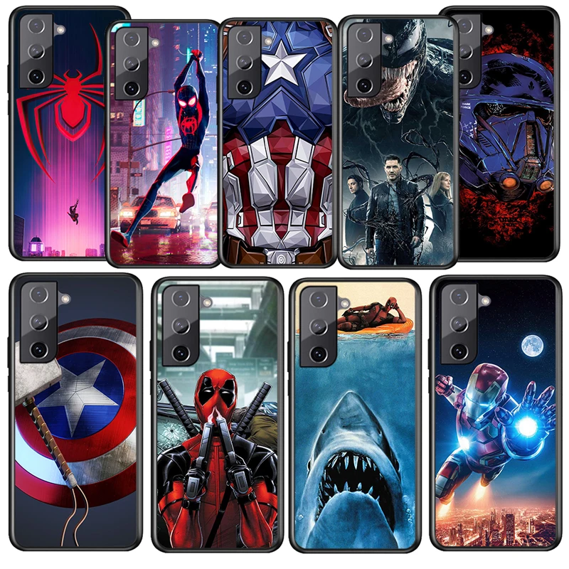 Marvel Iron Man Hot For Samsung Galaxy S22 S21 S20 Ultra Plus Pro S10 S9 S8 S7 S6 Soft Silicone Black Phone Case Coque Fundas
Marvel Iron Man Hot For Samsung Galaxy S22 S21 S20 Ultra Plus Pro S10 S9 S8 S7 S6 Soft Silicone Black Phone Case Coque Fundas