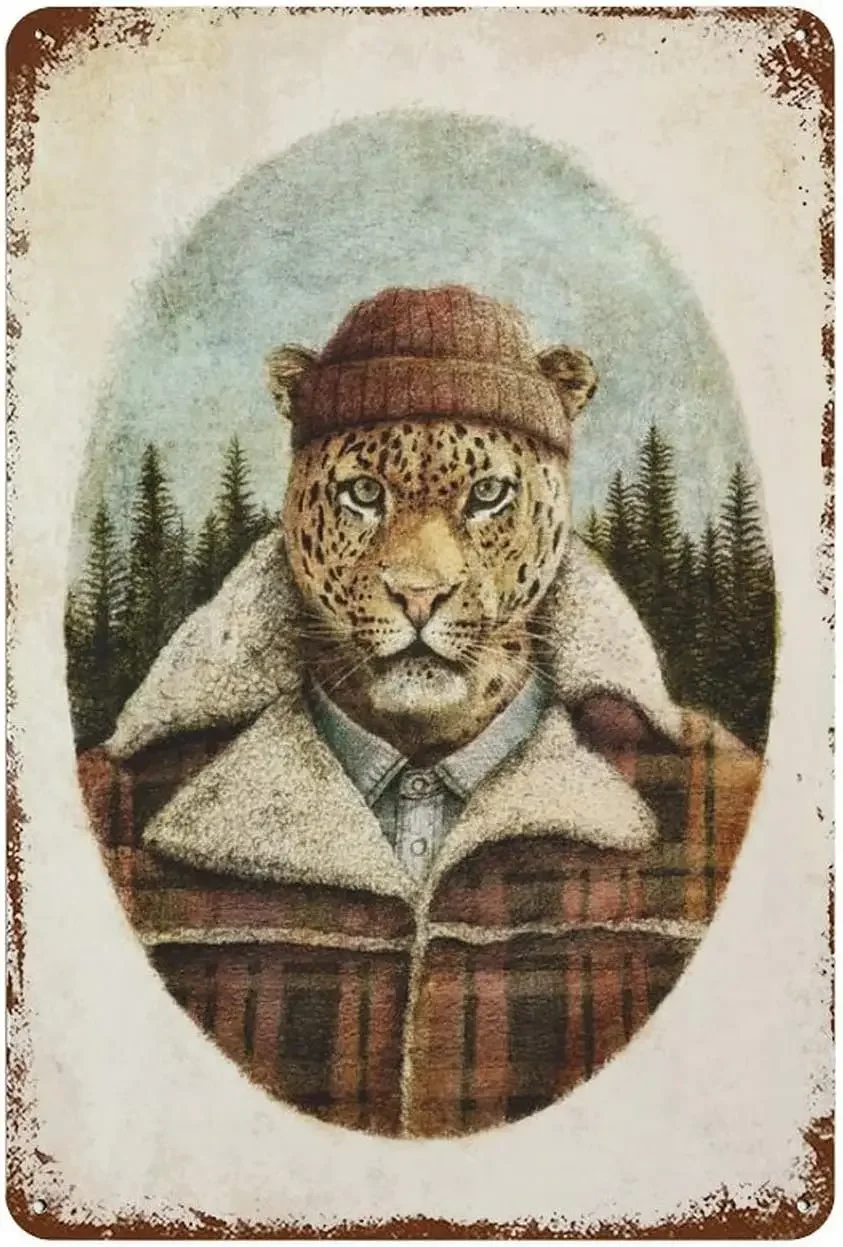 Ретро-постер Lumberjack с животными, металлический жестяной знак, шикарное искусство, плантаж, кафе, семейная стена гаража
Ретро-постер Lumberjack с животными, металлический жестяной знак, шикарное искусство, плантаж, кафе, семейная стена гаража