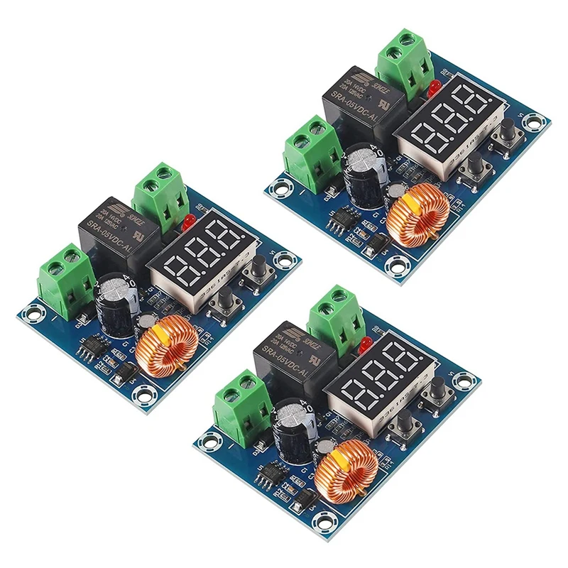 3PCS DC 12V-36V Voltage Protection Module Digital Low Voltage Protector Disconnect Switch Over Discharge Protection
3PCS DC 12V-36V Voltage Protection Module Digital Low Voltage Protector Disconnect Switch Over Discharge Protection