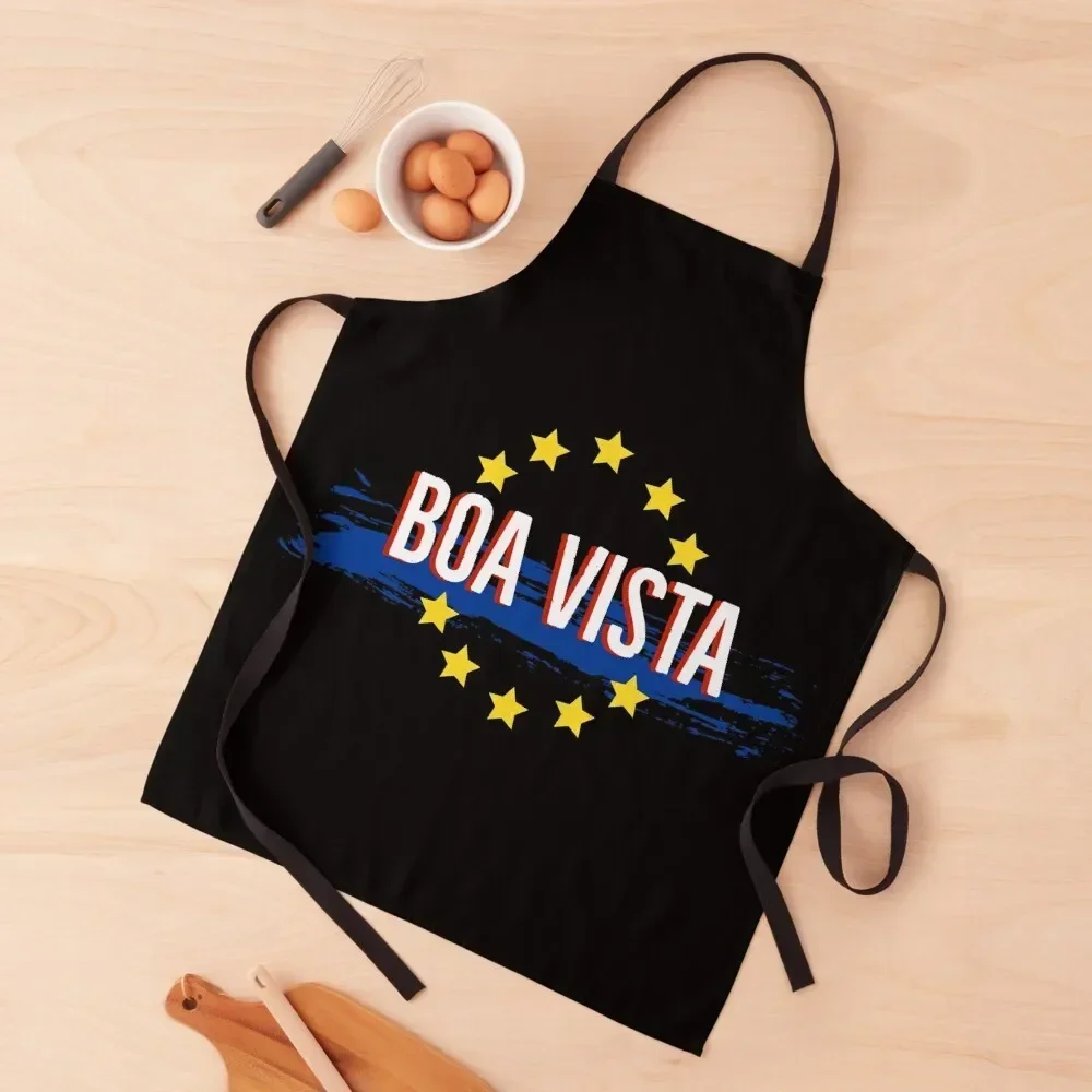 Одежда Cape Verdean: Boa Vista | Фартук с флагом Каки-Верда домашняя утварь для кормления