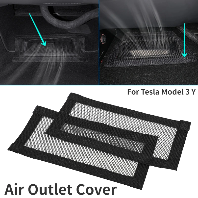 Air Outlet Cover For Tesla Model 3 Y Under Seat Anti-Blocking Dust Protective Net Car Styling Interior Modification Accessories
Air Outlet Cover For Tesla Model 3 Y Under Seat Anti-Blocking Dust Protective Net Car Styling Interior Modification Accessories