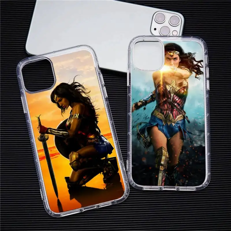 Wonder Woman Phone Case Transparent For iphone 13 12 11 Pro Max Mini XS Max 8 7 Plus X SE 2020 XR cover 
Wonder Woman Phone Case Transparent For iphone 13 12 11 Pro Max Mini XS Max 8 7 Plus X SE 2020 XR cover