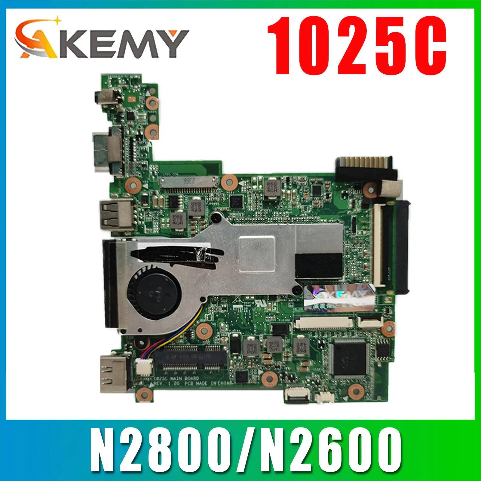 1025C original mainboard for ASUS 1025C with N2800/N2600 CPU Laptop motherboard 90R-OA3FMB7000U
1025C original mainboard for ASUS 1025C with N2800/N2600 CPU Laptop motherboard 90R-OA3FMB7000U