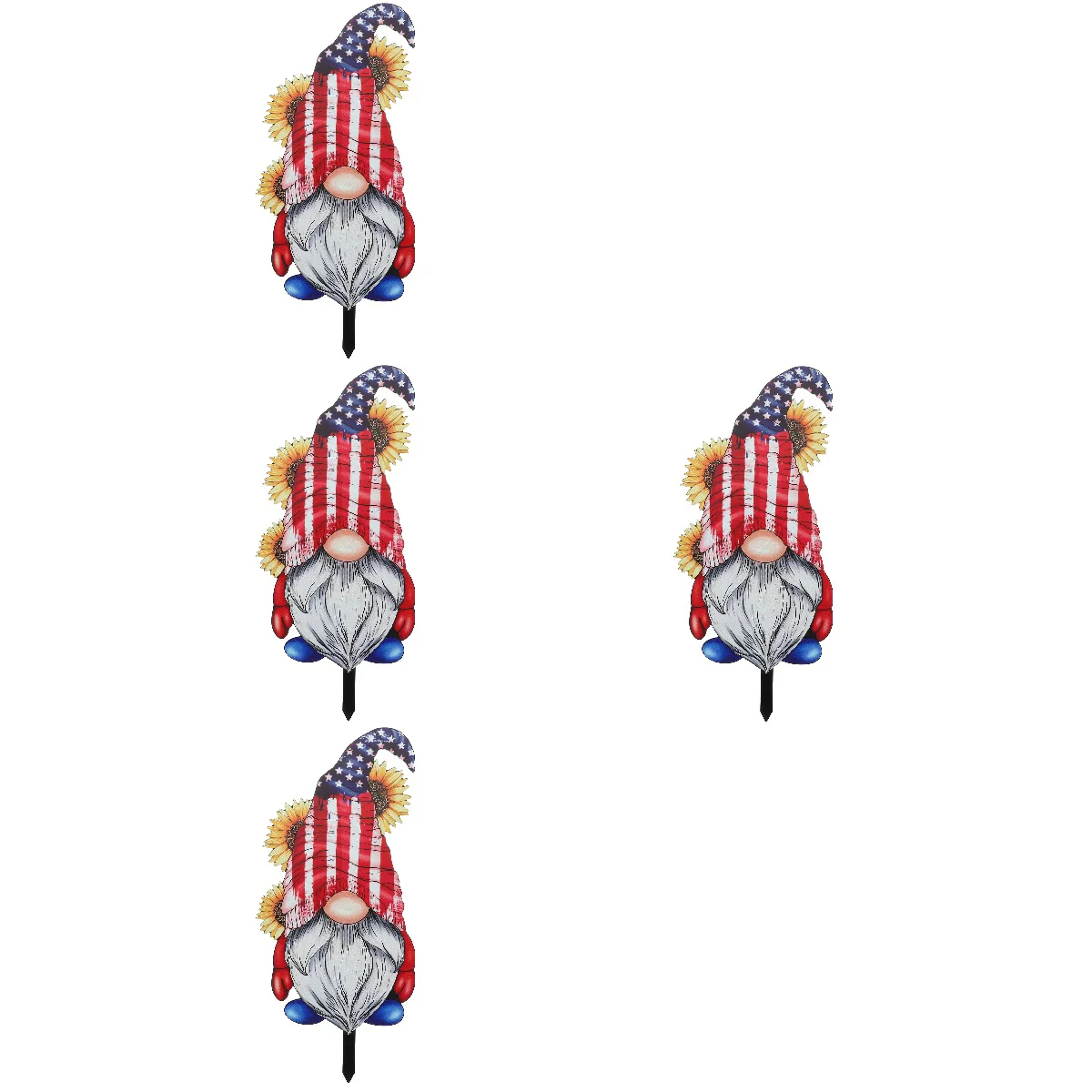 4pcs Independence Day Gnome Acrylic Outdoor Yard Ground Insert Gnome Stake Gnome Decoration
4pcs Independence Day Gnome Acrylic Outdoor Yard Ground Insert Gnome Stake Gnome Decoration
